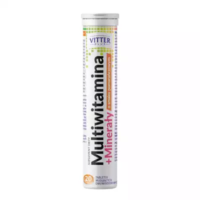 VITTER BLUE MULTIWITAMINA + MINERAŁY, tabletki musujące, 20 szt.
