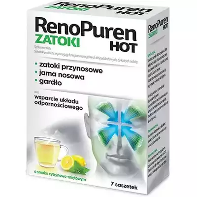 RENOPUREN ZATOKI HOT, saszetki, 7 szt.