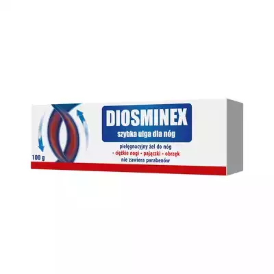 DIOSMINEX SZYBKA ULGA DLA NÓG, żel, 100 g