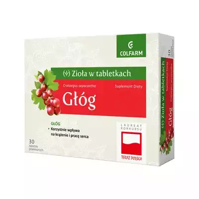 GŁÓG, tabletki powlekane, 30 szt.