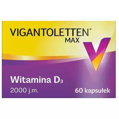 VIGANTOLETTEN MAX 2 000 J.M., kapsułki, 60 szt.