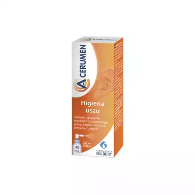 A-CERUMEN, preparat do higieny uszu, spray, 40 ml