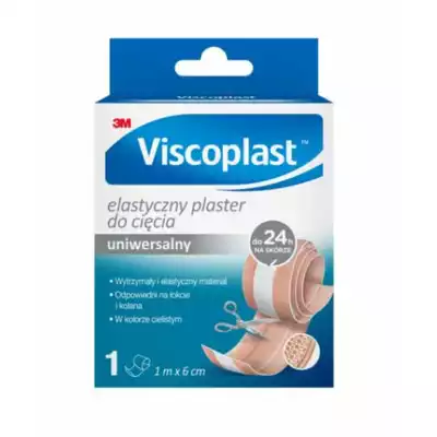 VISCOPLAST PRESTOVIS PLUS, plaster do cięcia, 1 m x 6 cm, 1 szt. (1)