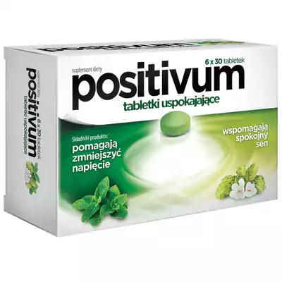 POSITIVUM, tabletki uspokajające, 180 szt.