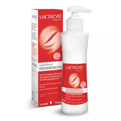 LACTACYD PHARMA PRZECIWGRZYBICZY, płyn ginekologiczny, 250 ml
