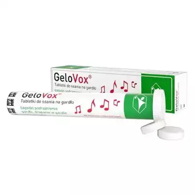 GELAVOX, smak wiśniowo-mentolowy, tabletki do ssania, 20 szt.