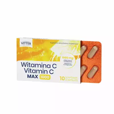 VITTER BLUE WITAMINA C MAX 1000, kapsułki, 10 szt.