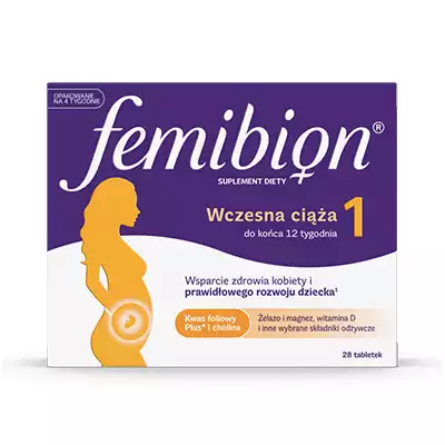 FEMIBION 1 WCZESNA CIĄŻA, tabletki powlekane, 28 szt.
