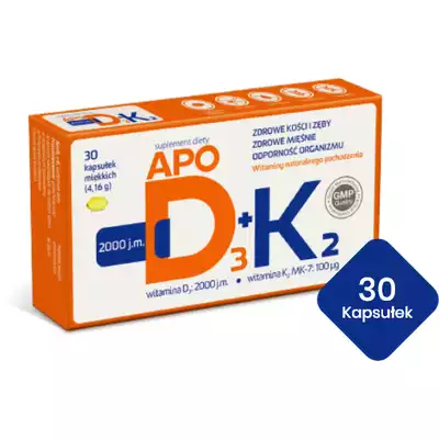 APO D3 FORTE 2000 j.m, kapsułki, 60 szt. (1)