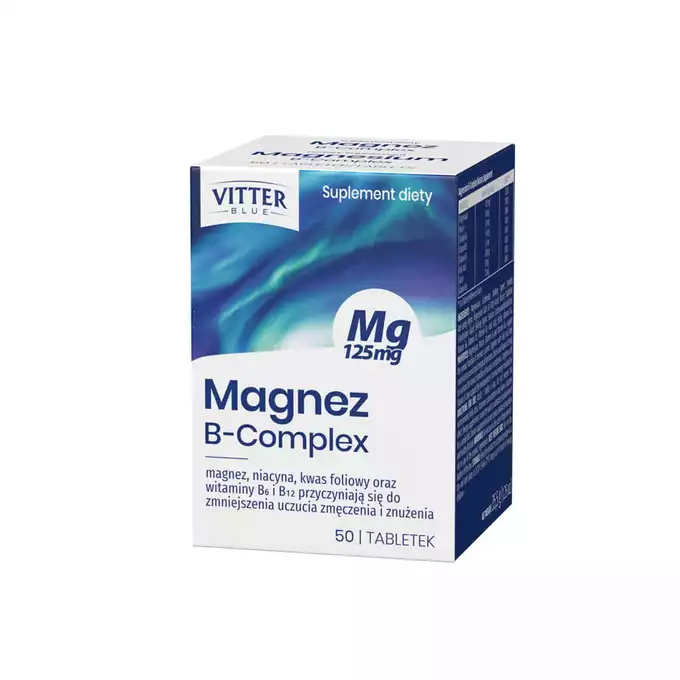 VITTER BLUE MAGNEZ B-COMPLEX, tabletki, 50 szt.