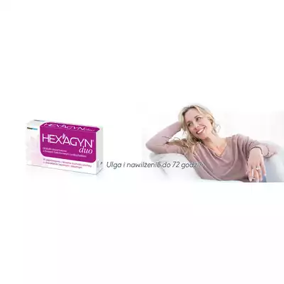 HEXAGYN DUO, globulki dopochwowe, 10 szt.