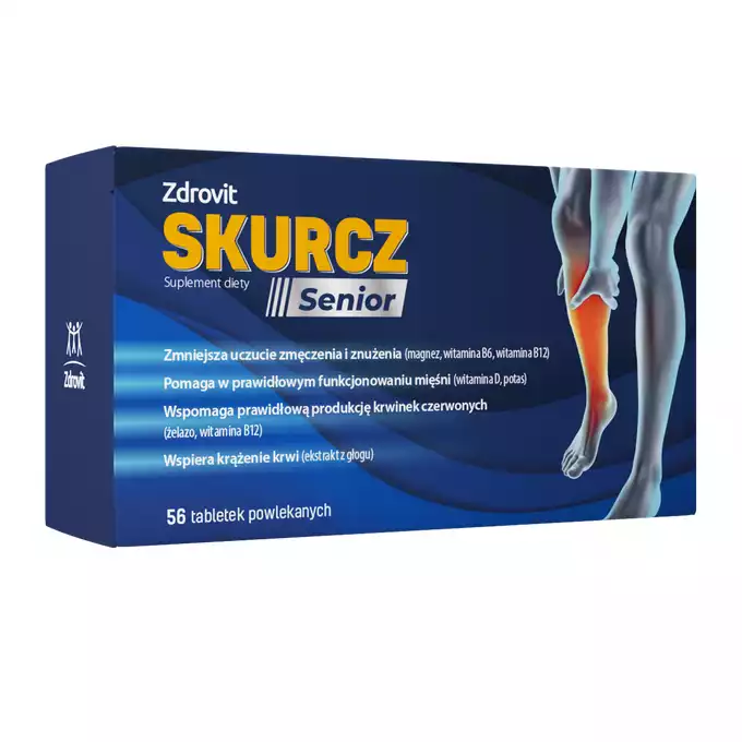 ZDROVIT SKURCZ SENIOR, tabletki powlekane, 56 szt.