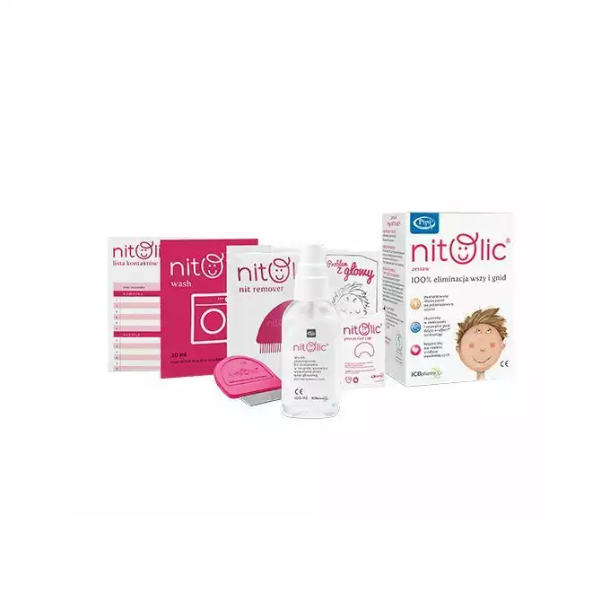 PIPI NITOLIC, przeciw wszawicy, zestaw, 50 ml