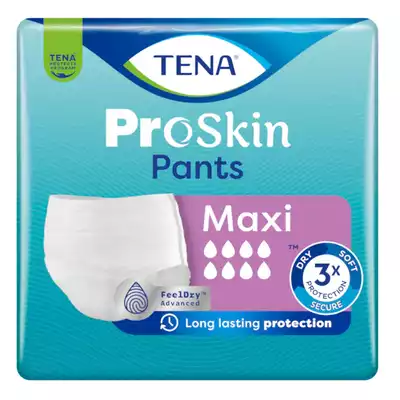 TENA PANTS PROSKIN MAXI, majtki chłonne, rozmiar L, 10 szt.