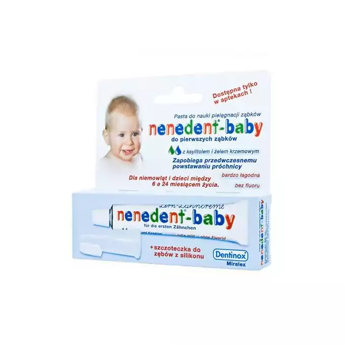 NENEDENT BABY, pasta do zębów dla dzieci + szczoteczka, 20 ml