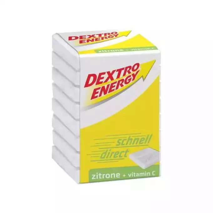 DEXTRO ENERGY, cytrynowe pastylki do ssania, 8 szt.