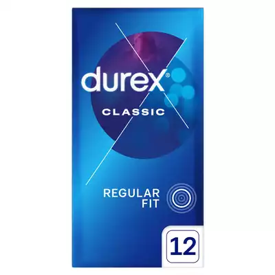 DUREX CLASSIC, prezerwatywy, 12 szt.