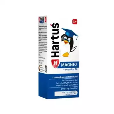 HARTUŚ MAGNEZ + WITAMINA B6 3+, syrop, 120 ml