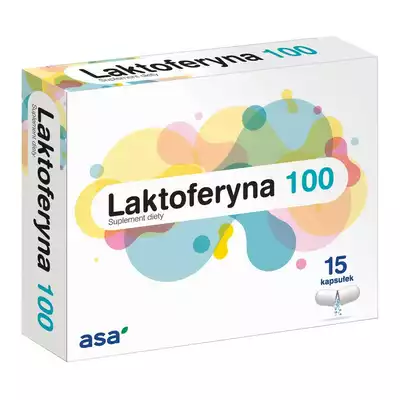 LAKTOFERYNA 100, kapsułki, 15 szt.
