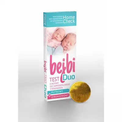 BEJBI DUO, test ciążowy płytkowy + strumieniowy, 2 szt.