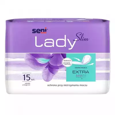 SENI LADY SLIM EKSTRA, wkładki urologiczne, 15 szt