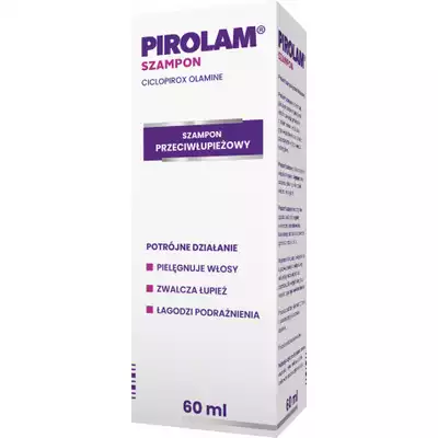 PIROLAM, szampon przeciwłupieżowy, 60 ml