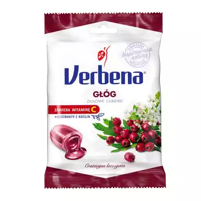 VERBENA GŁÓG, landrynki do ssania, 60 g