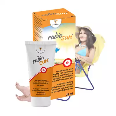 RADIOSUN, specjalistyczny krem kojąco-łagodzący na skórę podrażnioną, 75 ml