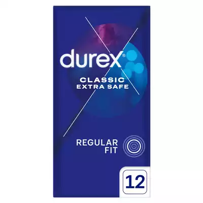 DUREX EXTRA SAFE, prezerwatywy, 12 szt.