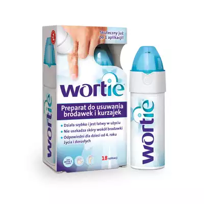 WORTIE, preparat do usuwania kurzajek i brodawek, 50 ml