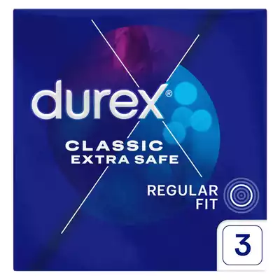 DUREX EXTRA SAFE, prezerwatywy, 3 szt.