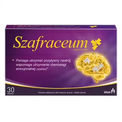 SZAFRACEUM, tabletki powlekane, 30 szt.