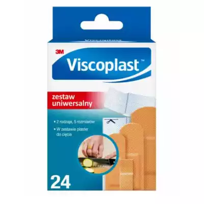VISCOPLAST DUO, zestaw plastrów, 2 rozmiary, 8 szt. (1)