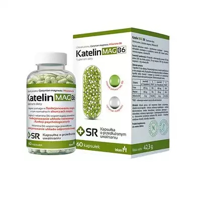 KATELIN MAG B6, kapsułki o przedłużonym uwalnianiu, 60 szt.