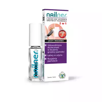 NAILNER, lakier 2w1, lakier do paznokci leczniczy, 5 ml