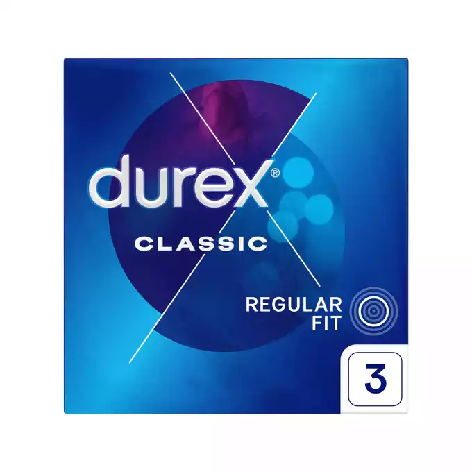 DUREX CLASSIC, prezerwatywy, 3 szt.