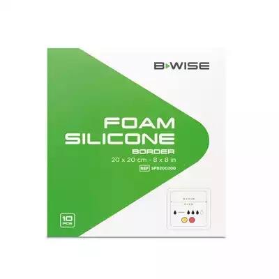 BWISE, Foam Silicone - Border, 15 x 15 cm, 10 szt (1)