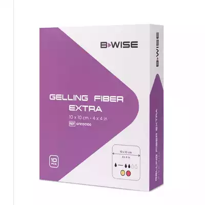 BWISE Opatrunek żelujący – Gelling Fiber Extra, 5x5 cm, 10 szt. (1)