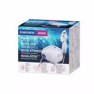 DIAGNOSTIC NANO, inhalator kompresorowy bez mgiełki solankowej, 1 szt.