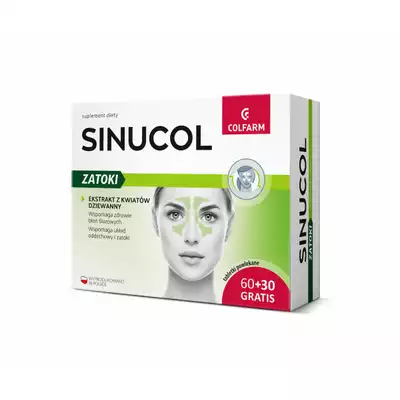SINUCOL ZATOKI, tabletki powlekane, 60 szt. + 30 szt.