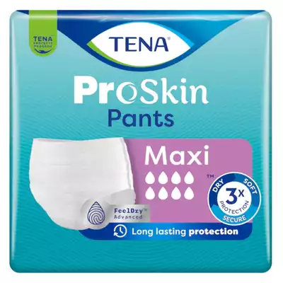 TENA PANTS PROSKIN MAXI, majtki chłonne, rozmiar XL, 10 szt.
