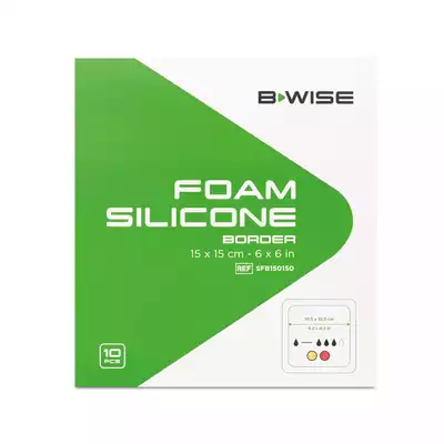 BWISE, Foam Silicone - Border, 15 x 15 cm, 10 szt