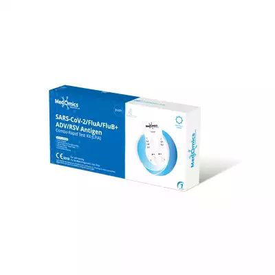 Test Combo 9 W 1, SARS-COV-2/RHV/PIV/INFLUENZA A+B/RSV/ADV/HMPV/M.P ANTYGEN, 1 szt. (1)