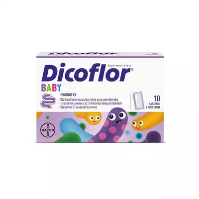 DICOFLOR BABY, proszek do sporządzania roztworu, 10 szt.