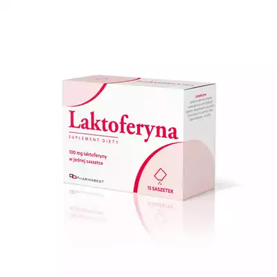 LAKTOFERYNA, kapsułki 0,1 g, 15 szt. (2)