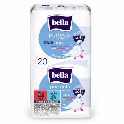 BELLA PERFECTA ULTRA BLUE, podpaski, 20 szt. 
