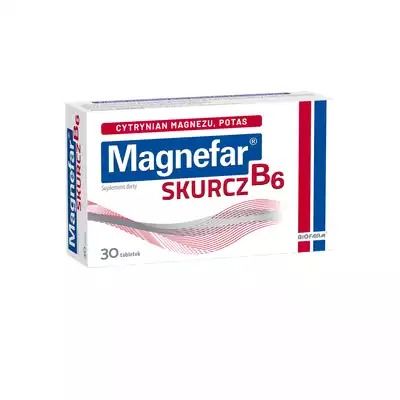 MAGNEFAR B6 SKURCZ, tabletki powlekane, 30 szt.
