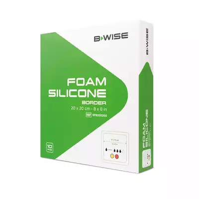 BWISE, Foam Silicone - Border, 15 x 15 cm, 10 szt (1)