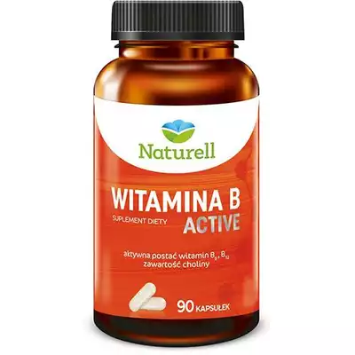 NATURELL WITAMINA B ACTIVE, kapsułki, 90 szt.