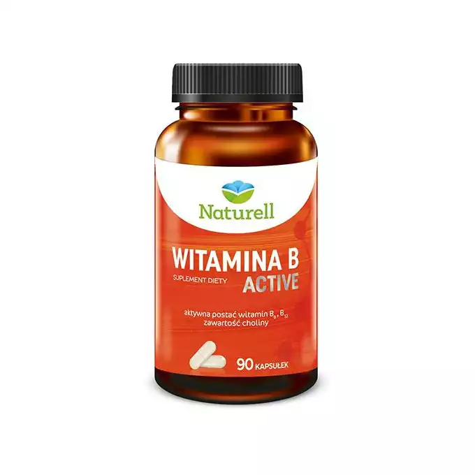 NATURELL WITAMINA B ACTIVE, kapsułki, 90 szt.